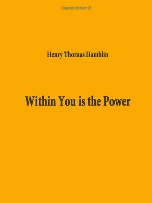 cover image of Within You Is the Power